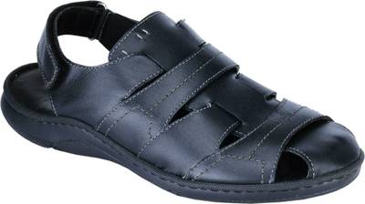 Khadim's Men Black Sandals