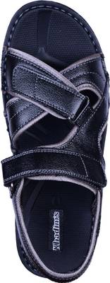 Khadim's Men Black Sandals