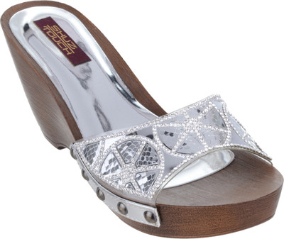 

Shuz Touch Women SILVER Wedges