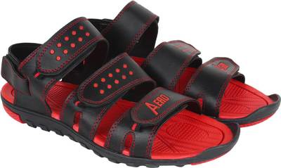Aero Men BLK::RED Sandals