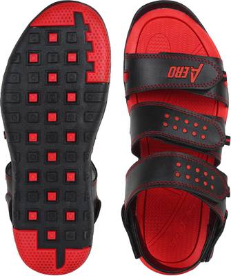 Aero Men BLK::RED Sandals