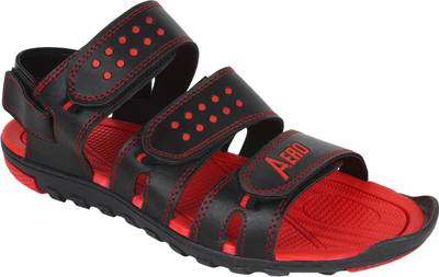 Aero Men BLK::RED Sandals