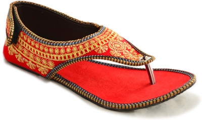 Myra Women Red Flats