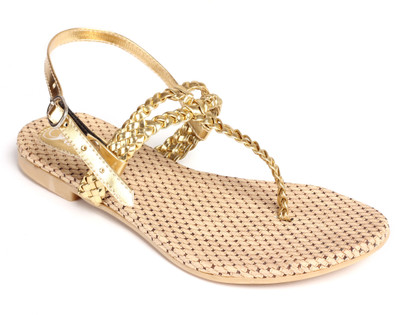 

Jade Women Gold Flats