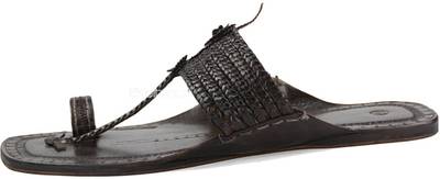 eKolhapuri Men Dark Brown Sandals