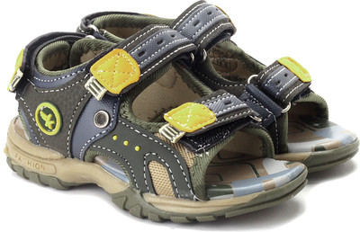

Kids Ville Boys & Girls Sports Sandals, Olive yellow