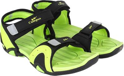 Campus Men Bk::FGrn Sandals