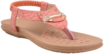 

Adorn Girls Flats, Peach