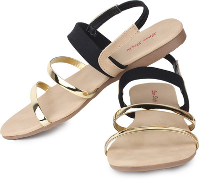 

Star Style Women Black Flats