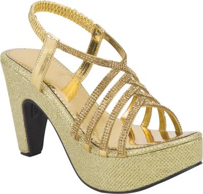 Rialto Women Golden Heels