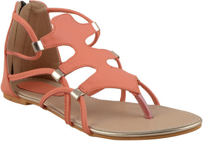 

Adorn Women Orange Flats