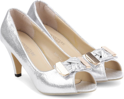 

MFT Couture Women Silver Heels