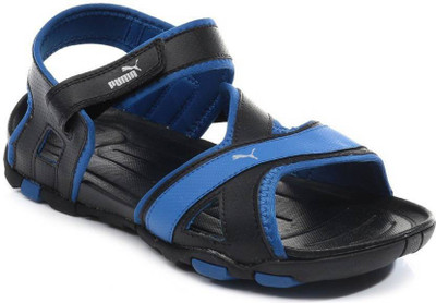 

Puma Men Black and Blue Sandals