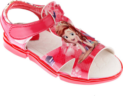 

Happy Bachpan Girls Sports Sandals(Red