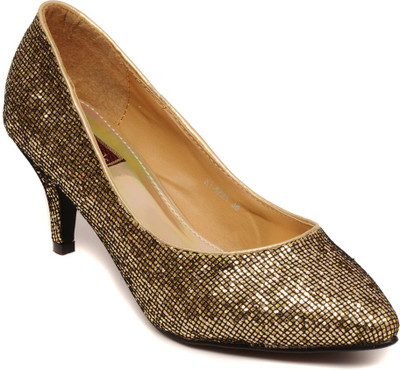 

Flat n Heels Women Gold Heels