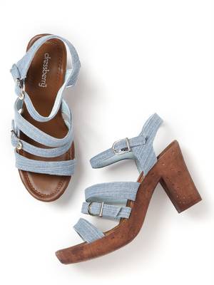Dressberry Women Blue Heels