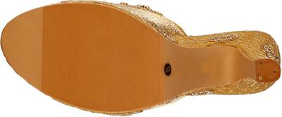 Saddler Women Gold Heels