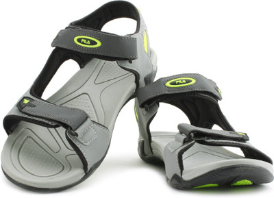 

Fila Men Gry, Grn Sports Sandals