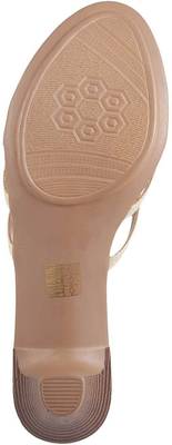 Mochi Women 20,Beige Heels