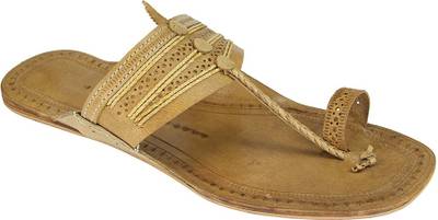 eKolhapuri Men Yellow Sandals