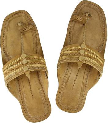 eKolhapuri Men Yellow Sandals