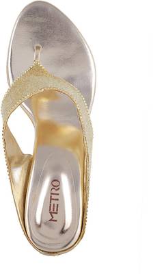 Metro Women Gold Heels