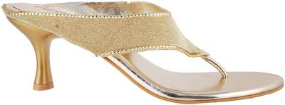 Metro Women Gold Heels