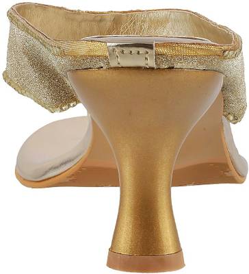 Metro Women Gold Heels