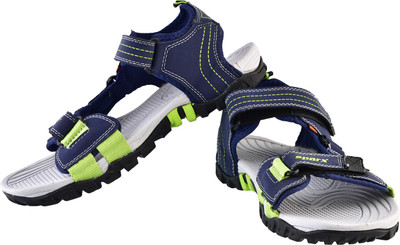 

Sparx Men N. Blue Fl. Green Sports Sandals