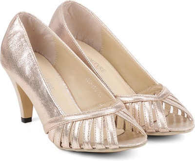 

MFT Couture Women Gold Heels