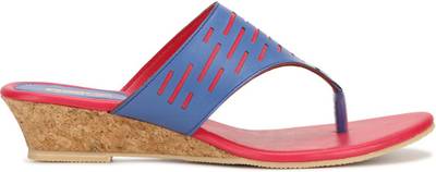 Yepme Women Blue &amp; Red Heels