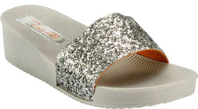 

Zachho Women Silver Flats
