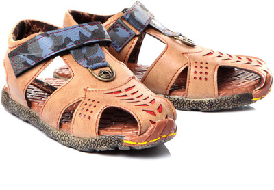 

Trilokani Boys Sports Sandals(Beige
