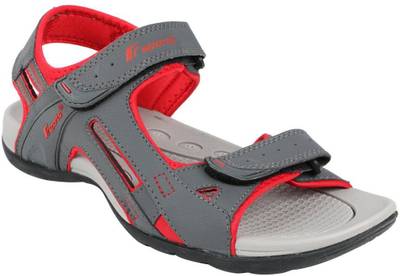 Fsports Men Black Red Sandals