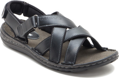 

Red Tape Men Black Sandals
