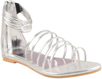 

Adorn Girls Flats(Silver