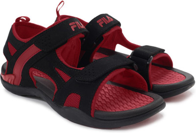 

Fila Men BLK/RD Sports Sandals