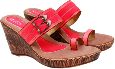 

Ilo Women Red Wedges