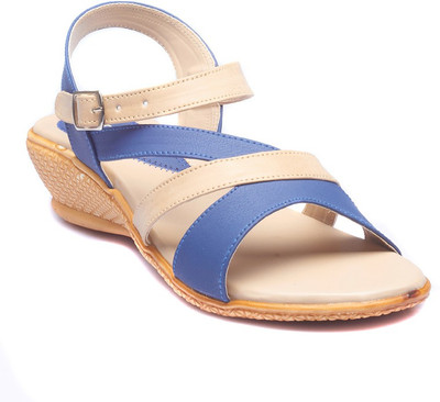 

Dolphin Miles Women Blue Wedges