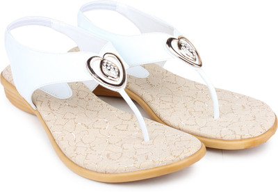 

Shezone Women White Flats