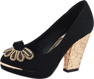 

Willywinkies Women Black Heels