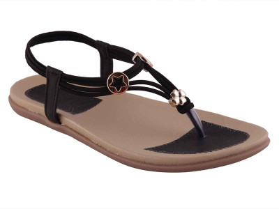 

Adorn Women Black Flats