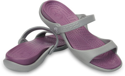 

Crocs Women Silver Sports Sandals