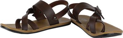 Kraasa Men Tan Sandals