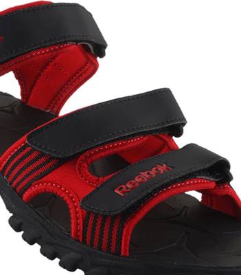 Reebok Men BLACK/RED Sports Sandals