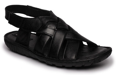 

Feather Leather Men Black Sandals