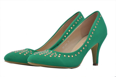 Shuberry Women Green Heels