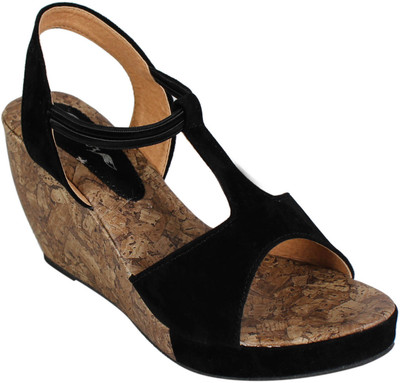 

Bellafoz Women Black Wedges