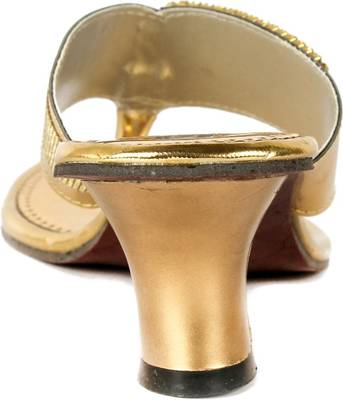 Indilego Women GOLDEN Heels