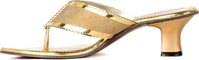 Indilego Women GOLDEN Heels